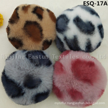 Fur Pompoms Esq-17A